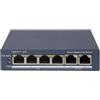 Hikvision Switch Hikvision Hikvision DS-3E1506P-EI gestito L2 4 porte Gigabit PoE/RJ45 Nero [DS-3E1506P-EI]