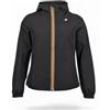 K-Way Lil 2.0 Stretch Poly Jersey Black Pure Donna