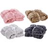 Ad Trend Coperta Plaid Morbida in Tessuto 130 x 160 Cm Colori Assortiti 1 Pz