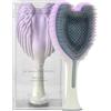 Tangle Angel - Spazzola per extension per capelli, antistatica con setole morbide, per capelli lisci o mossi, con ali d'angelo, per doccia e asciugatura, da donna, due tonalità lilla avorio