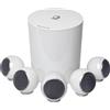 Elipson PACK 5.1 PLANET M bianco laccato - Sistema di altoparlanti compatto