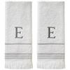SKL Home Set di asciugamani, E, Cotone, Bianco, 16x26