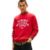 Tommy Hilfiger Hilfiger Arch Felpa MW0MW41426 Pullover Felpa, Rosso, XXL, Rosso (Rosso Medio), XXL