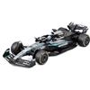 Burago Bburago - Mercedes-AMG W16 2025#63 Russell, Auto Diecast in Scala 1:43 con Teca Espositiva, Replica Dettagliata F1 Mercedes, Basetta Inclusa, Licenza Ufficiale, Età Consigliata 14+ Anni