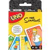 Mattel Games Uno The Simpsons - Gioco di carte per bambini, adulti e famiglie, feste, viaggi e campeggio, giocattolo da collezione ispirato alla serie