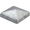Artist Unknown Cappucci per postazione tappo per coperchio tappo piramide zincato 71 x 71 mm (6)