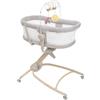 Chicco Baby Hug 4in1 Armonia, Culla, Sdraietta, Seggiolone e Sedia da Tavolo 0-36 Mesi, Altezza Regolabile a Pedale, Barra Gioco e Tessuto a Rete per Circolazione Aria, Soluzione Salvaspazio