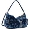 Desigual borsa a tracolla Curio Denim Bag Denim Dark Blue