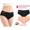 Bambookeda Slip Mestruale Donna colore Nero taglia M 1 St