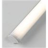 Intec BARRA LED ANGOLARE UNIX ARGENTO IN ALLUMINIO E POLICARBONATO 23,04W 1560LM 4000K DRIVER INCLUSO 2,2X120X1,6CM LEDBAR-UNIX-120 ANG