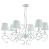 OUTLET LAMPADARIO PERLA BIANCO K9 6XE14 82X120CM I-PERLA-6