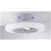 Intec PLAFONIERA LED CON VENTILATORE LEVANTE BIANCA IN ACRILICO PMMA 40W 4450LM CCT DIMMERABILE WI-FI CON TELECOMANDO INCLUSO 60X60X20CM LED-LEVANTE-INT