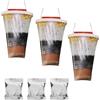 RHHGHY 3 Pezzi Trappola Acchiappa Mosche Zanzare Esterno Interno Kit, Cattura Mosche con Alimenti, per Giardino, Casa, Cucina, Zanzare, Esterno, Interno