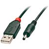 LINDY 70266 - Cavo USB Maschio - DC 1.35 / 3.5mm - 1,5m