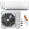 CLIVET Condizionatore Clivet Essential 2 trial split 12000+18000+18000 BTU inverter classe A unità esterna 12,5 kW