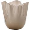 VENINI VASO FAZZOLETTO D.13,5 CM MOKA H.13,5 CM FO370004000O0BSS