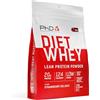 PhD Diet Whey, Fragola, 1 kg | Shake ad Alto Contenuto Proteico, Basso Contenuto di Zuccheri, CLA, L-Carnitina, Tè Verde e Semi di Lino, 20 g per Porzione