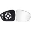 Mingke Vetro Specchio Retrovisore Riscaldabile Lato Destro per Citroen C3 C4 C5 2009-2016 DS3 DS4 DS5 2011-2018 Peugeot 508 508SW 2010-2018