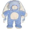 GIPSY TOYS - PELUCHE CONIGLIO DOUDOU FIOCCO BLU JEANS - 28 CM