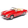 Maisto 31824-1955 Mercedes Benz 190SL Vintage Modellino, Vintage, Scala 1:18, Rosso