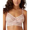 b.tempt'd Lace Kiss Sheer Unlined Wire Free Bralette, 910182 Reggiseno, Trasparente, Fumo Rosa, M Donna