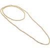 VLNET ® | Vestopazzo collana lunga con micro sfere e pepite in ottone | lunghezza 1 m | portabile a piu' giri o come bracciale | lavorazione artigianale
