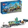 LEGO 60335 City La Stazione: Avventura Urbana con autobus, Navicella Elevatrice, 6 Minifigurine, Piatti stradali, Compatibile con Treno City, Giocattolo educativo per bambini dai 7 anni, Regalo