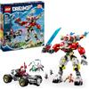 LEGO DREAMZzz Mech Tigre di Cooper e Bolide di Zero, Gioco di Ruolo per Bambini e Bambine da 9 Anni con Veicoli Trasformabili come Robot e Macchina Giocattolo, Idea Regalo di Compleanno 71497