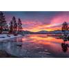 Yunlus Puzzle per adulti 1000 pezzi Impossibile Difficile Difficile Puzzle impegnativo per adulti Adolescenti Scena Neve Sul Lago Paesaggio Tramonto Puzzle 1000 Pezzi 71,1 x 50,8 cm