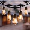 Yuucio Catena Luci Esterno 15M S14 IP65, 15+1 Lampadine Infrangibili