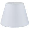 Sinta Paralume Tessuto Coolie Moderno Rilancio Lampada da tavolo E14/E27 Lampada da comodino Lampada da parete Paralume, Ø10.2/26cm,Bianco
