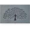 AOAOPQ Zerbino interno antiscivolo per esterni, con retro in gomma antiscivolo, per ingresso, corridoio, cucina, facile da pulire (45 x 70 cm, albero e grigio chiaro)
