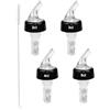 Celtrum Versatore per bottiglie di liquori con pennello, dispenser porzionatore per bottiglie da 20 ml, 30 ml, 40 ml, 50 ml, beccucci dosatori trasparenti, aeratore per vino per casa, bar e cocktail