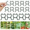 LQTSLFM 200 Pezzi Clips per Piante Piccole, Verde Clip Piante Rampicanti Jardin, Clip Supporto Piante, Riutilizzabili Mollette Giardinaggio pour Soutenir Plantes Légumes Fruits (Verde-E)