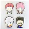 Bandai Killua Hyskoa Hunter × Hunter Mascot Rubber Coaster Set di 4 Bandai Japan Anime