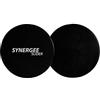 Synergee Core Slider Synergee Nero Intenso Dischi di Scivolamento. Utilizzabili su Entrambi i Lati per Pavimenti in parquet o Moquette. Attrezzatura per Allenamento Addominali