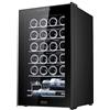 Cecotec Cantina Vino 24 bottiglie - Cantinetta Vino GrandSommelier 2450 Black Compressor. 24 bottiglie, compressore silenzioso, temperatura 5-18°C, pannello touch, senza vibrazioni, 45 dB