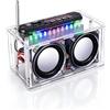DIDODI Kit di pratica di saldatura Radio FM e altoparlante Kit fai da te Kit fai da te elettronico Kit progetto di saldatura audio Kit progetto di saldatura