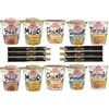 MiFan Ramen Box - Noodles Istantanei Giapponesi in Cup | Vari Gusti e Formati, Pronti in 3 Minuti | Ideali per Pranzo, Viaggi e Scorta (12 Pezzi, Cup Noodles 6 Gusiti Diversi)