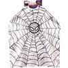 rubie's - SPIDER-MAN - Marvel ufficiale - Lungo mantello bianco per bambini stampato in tessuto satinato con motivi neri e logo Spider-Man. Taglia unica con cordino sul davanti