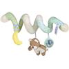 Sterntaler Spirale Giocattolo per Bambini, Giocattolo da Appendere, Morbido Peluche e Jersey colorato, sonaglio con Specchio e Luna Morbida, 26 x 21 x 11 cm, Multicolore
