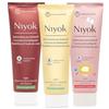 Niyok® Dentifricio al Bio Olio di Cocco "Citronella e Zenzero" (3 x 75 ml) - Dentifricio Naturale per Denti Bianchi - Cura Intensa & Freschezza - Protegge le Gengive - Senza Fluoro & Vegan
