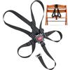 Your Day Mate Imbracatura di sicurezza per seggiolone, 1 Set, Nero, compatibile con Hauck, Stokke Tripp Trapp, Roba, sistema di imbracatura a 5 punti per seggioloni per bambini