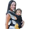 Beco Fly Ultralite Marsupio Neonati e Bambini - Compatto, Pieghevole e Leggero - Con Borsa da Trasporto, Posizione a M Ergonomica, Fronte Mamma e Zaino (7-20 kg) - Nero