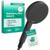 hansgrohe Raindance Alive Select S - Doccetta per doccia a risparmio idrico 5,7l/min (EcoSmart+), Doccino con 3 getti (incl. PowderRain), Soffione doccia con funzione anticalcare, nero opaco, 24512670