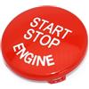 Ysbxitu Pulsante di arresto automatico adatto per Bmw Start Stop Bmw Start Stop Copertura del motore adatto per BMW Serie 1 E87 3 E90 E91 E92 E93 5 E60 X1 E84 X3 E83 X5 E70 X6 E71 Z4 E89, rosso