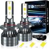 KaiDengZhe 9012 LED Lampadina per Fari, 2024 Aggiornamento più Recente HIR2 LED Lampadina con 30 PZ chip LED, 6000k Bianco 18000LM Fari Abbaglianti e Anabbaglianti più Luminosa al 600%-2PCS