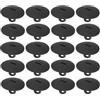 The Lord of the Tools Clip di fissaggio per paraurti in plastica per parafango, decorazione per archi delle ruote, 20 pezzi, 9112935, compatibile con Vauxhall nero