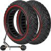 TREFAN 250 x 64 pneumatici fuoristrada per scooter elettrico Xiaomi 4Ultra Scooter ruote di ricambio a prova di esplosione (rosso, 2 pezzi)