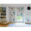 Khome Tenda a rullo con morsetti termici con motivo zoo (larghezza 60 x altezza 150)